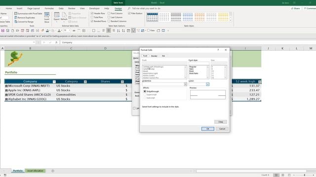 Create an Excel Investment Portfolio Tracker Template | Excel Tutorial смотреть онлайн