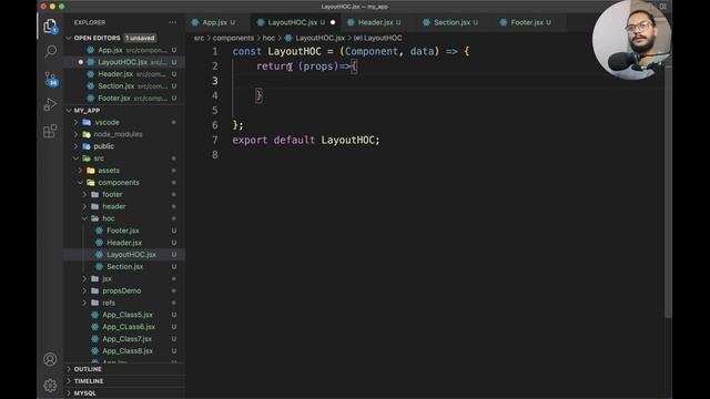 Class-9 : High-Order Component (HOC) in ReactJs смотреть онлайн
