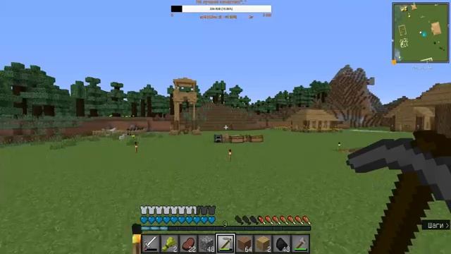 (Stream) Minecraft Выживаем с модом (MineColonies) #4