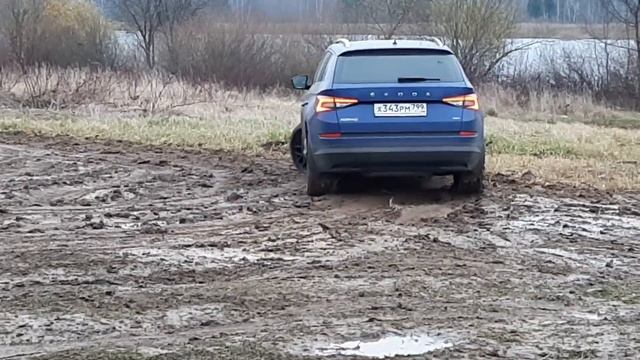 Skoda Kodiak в грязи смотреть онлайн