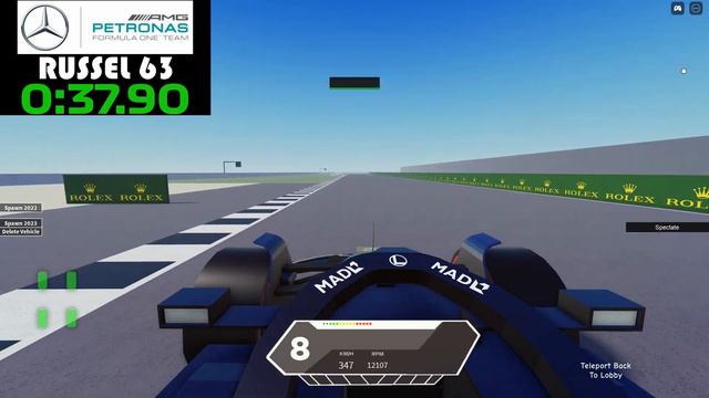 NEW F1 23 UPDATE ON ROBLOX! Mercedes W14 Silverstone Hotlap (Formula Power) смотреть онлайн