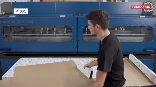 PANOTEC COMPACK - рилевочно-просечный станок для изготовления упаковки из гофрокартона смотреть онлайн
