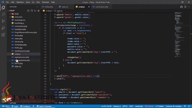 Sign up Process & Validations - eShop Web Application смотреть онлайн