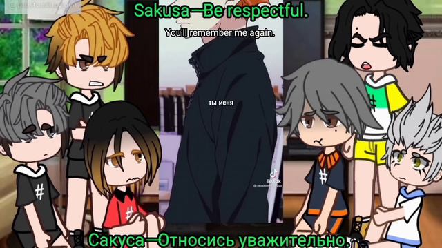 [Reaction to Hinata Shoyo] //haikyuu// gacha club смотреть онлайн