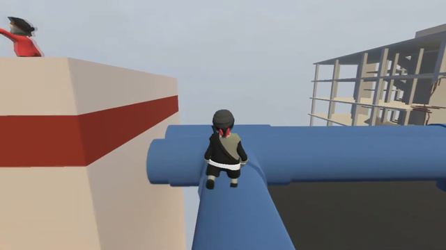 Human fall flat. Жесткий баг с мельницей. Секреты карты Стройка. Угар на горе смотреть онлайн