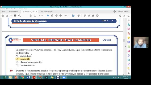 CICLO REPASO SM CURSO LITERATURA TEMA: 3 - ACADEMIA APPU смотреть онлайн