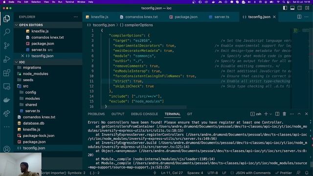 Node.js e princípios SOLID na prática - 3 - Estrutura do Projeto 1 смотреть онлайн