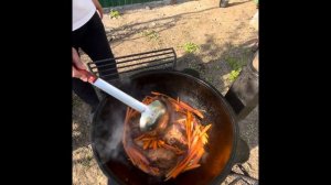 Плов по-таджикски. Самый вкусный рецепт в казане.