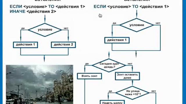 Алгоритмы с ветвлением смотреть онлайн