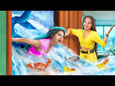 Строим бассейн для русалки дома.mp4 смотреть онлайн