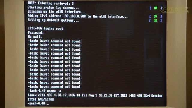 How to build CLFS on Mint 19.2. Part 25 - Real i486 Booting CLFS смотреть онлайн