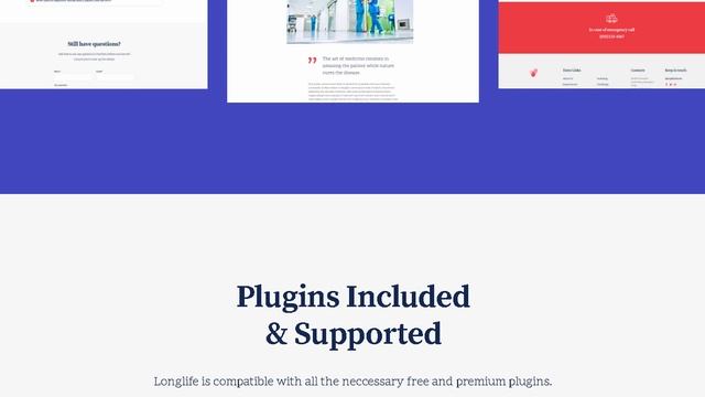 LongLife - Medical WordPress Theme | Themeforest Templates смотреть онлайн