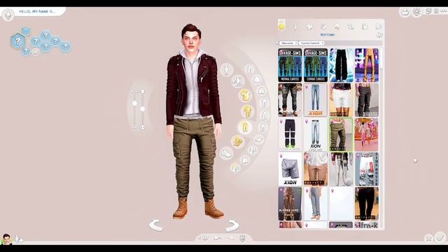 CAS Edgy Preppy Dude + CC SIMS 4 #sims4cc #gaming смотреть онлайн