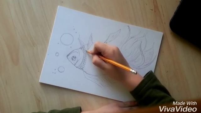 Как нарисовать рыбу смотреть онлайн