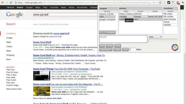 Chromium browser automation (CBA) chrome browser interaction demo 1