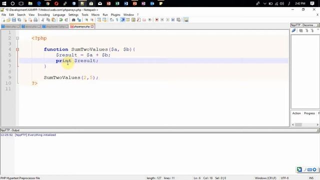 Lecture 2 PHP User Define Function Part 2 смотреть онлайн