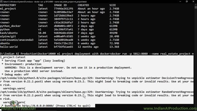 Save and load Docker Image | Deploy Machine Learning Project with Docker | | Docker Tutorial part2 смотреть онлайн
