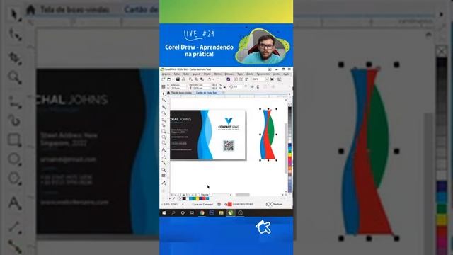 Live #24 - CorelDraw - Aprendendo na Prática! смотреть онлайн