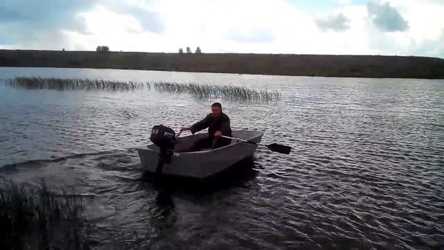 Самодельная лодка из фанеры и эпоксидки. смотреть онлайн