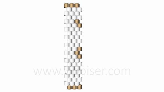 Beaded Bracelet Zodiac. 3D Beading Tutorial