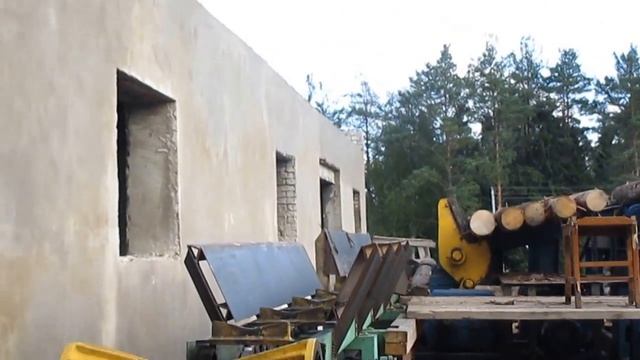 Подача пиловочника в цех смотреть онлайн