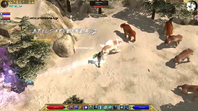 Titan Quest Anniversary Edition EPIC mode Oracle from Gardens of Babylon to Khantai Mountains смотреть онлайн
