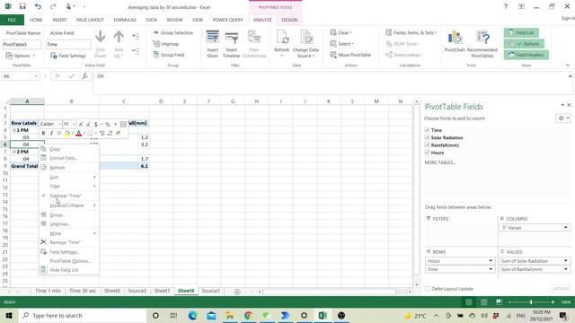 Excel - Averaging data by minute interval смотреть онлайн
