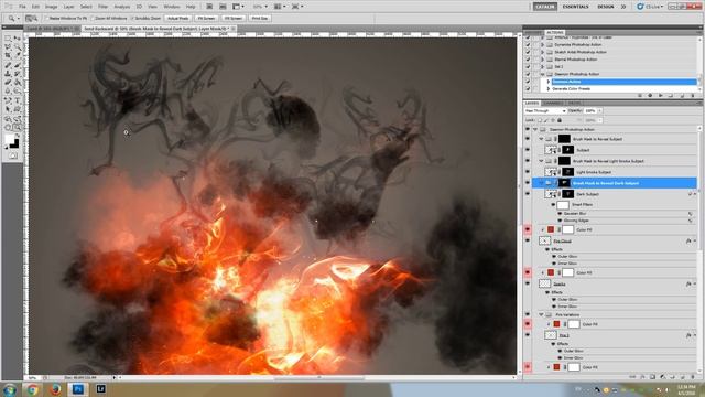 Daemon Photoshop Action In-depth Tutorial смотреть онлайн