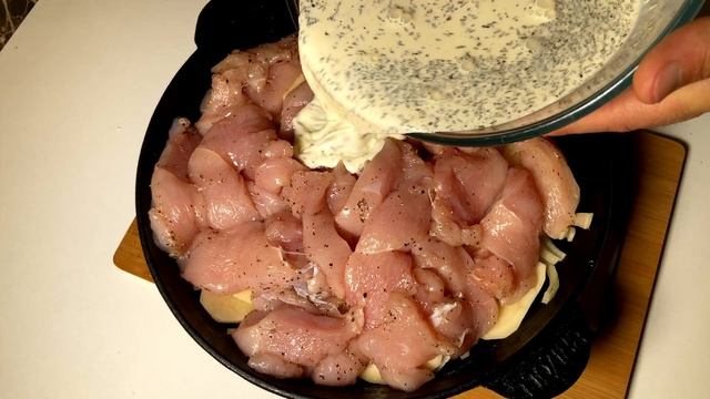 УЖИН ИЗ КУРИЦЫ КАРТОШКИ СЛИВОК! ПРОСТОЙ И ВКУСНЫЙ РЕЦЕПТ смотреть онлайн