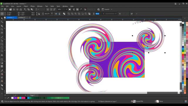 How to Create colour seamless background Using Coreldraw for Product - Ahsan Sabri смотреть онлайн