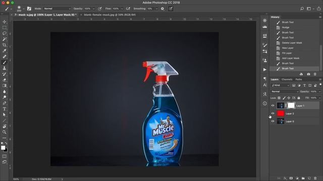 الفوتوشوب في دقيقة : الماسك Layer Mask смотреть онлайн