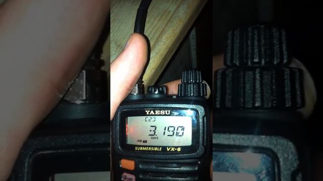 Yaesu Vx-6r прием на КВ