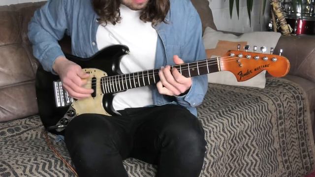 1978 Vintage Fender Mustang USA Piano Black смотреть онлайн