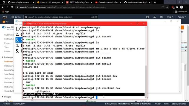 Git Branch & Merge | Git Hands on Lab for Beginners | Learn Like a pro смотреть онлайн