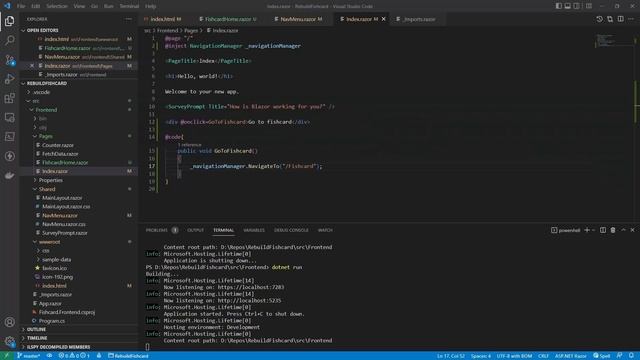 Learn Blazor Routing and Navigation by building fishcard | .NET fullstack dev - 002 смотреть онлайн