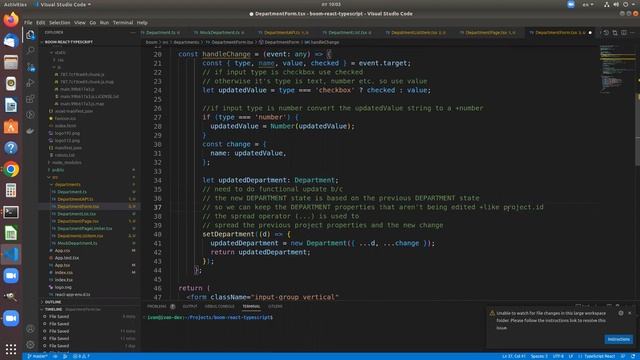 React. TypeScript. Add form data to component state. Controlled Components смотреть онлайн