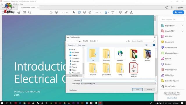 حذف صفحة من خلال برنامج Adobe acrobat reader DC смотреть онлайн