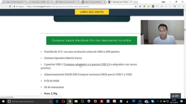 Mejor portátil para Autónomos, freelances o estudiantes 2018 [Descuento exclusivo] смотреть онлайн