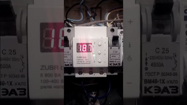 Реле напряжения ZUBR смотреть онлайн