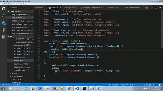 Angular Route Guard (Angular 4) - #15 смотреть онлайн