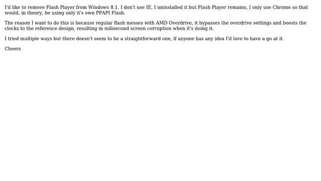 Fully removing Flash Player from Windows 8.1 смотреть онлайн