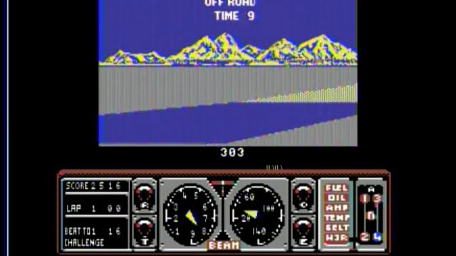Commodore 128 with SuperCPU playing Hard Drivin смотреть онлайн