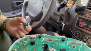 Замена ламп в приборной панели | Hyundai Accent