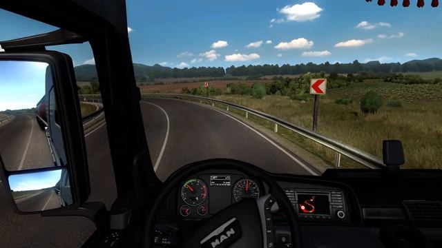 ETS2 DirectX11 - Realistic steering & suspension with keyboards смотреть онлайн