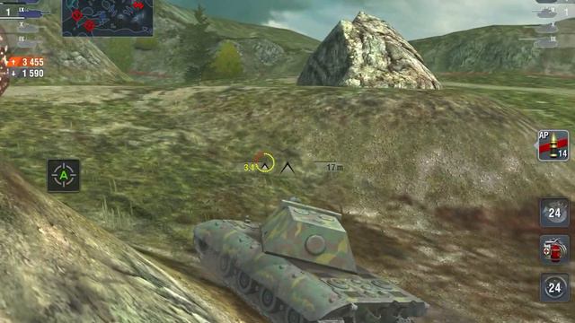 WoT Blitz deutsch, Wenn du Null Hilfe vom eigenem Team hast! смотреть онлайн