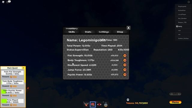 SPTS:Custom ALL Skills Showcase!! (Roblox) смотреть онлайн
