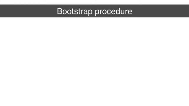 A bootstrap to test the statistic смотреть онлайн
