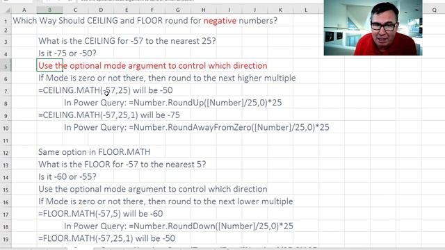 Excel - CEILING or FLOOR Functions in Excel and Power Query - Episode 2395 смотреть онлайн