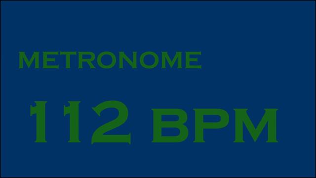 METRONOME 112 BPM смотреть онлайн