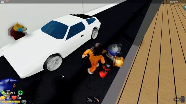 Мы смогли сбежать! Новая машина Глеба! |=| Roblox Mad City Сериал смотреть онлайн